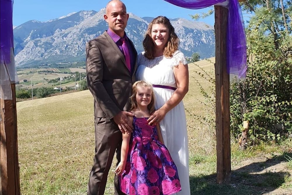 Tasmyn and Chris wedding in Italy