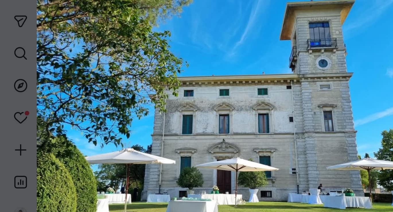 View of Villa Magi from the garden.